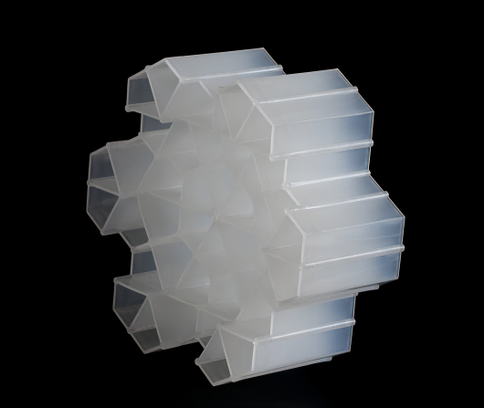 honeycomb shape plastic support block